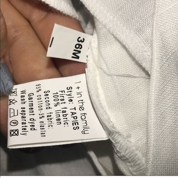 1+ In The Family Barcelona Linen Jumpsuit Romper Designer Spanish Unisex Baby - Picture 6 of 6